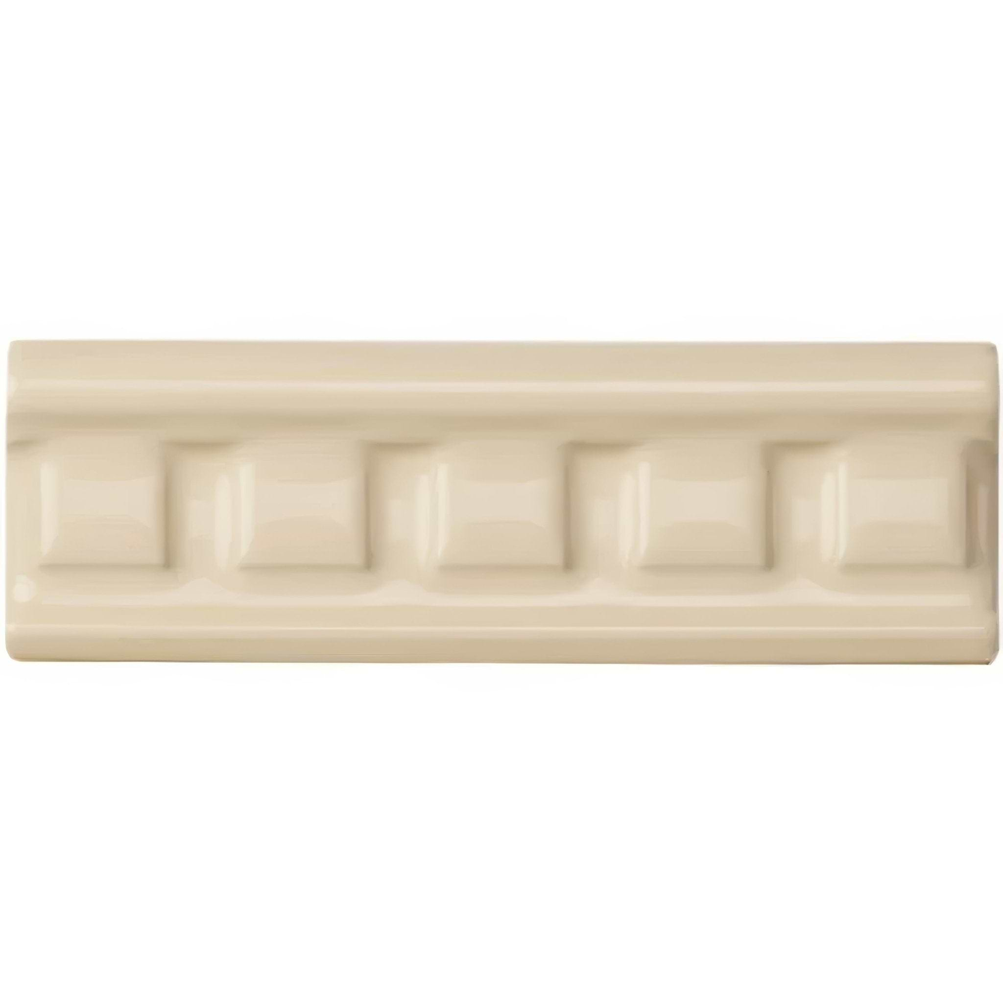 County White Dentil Moulding - Hyperion Tiles