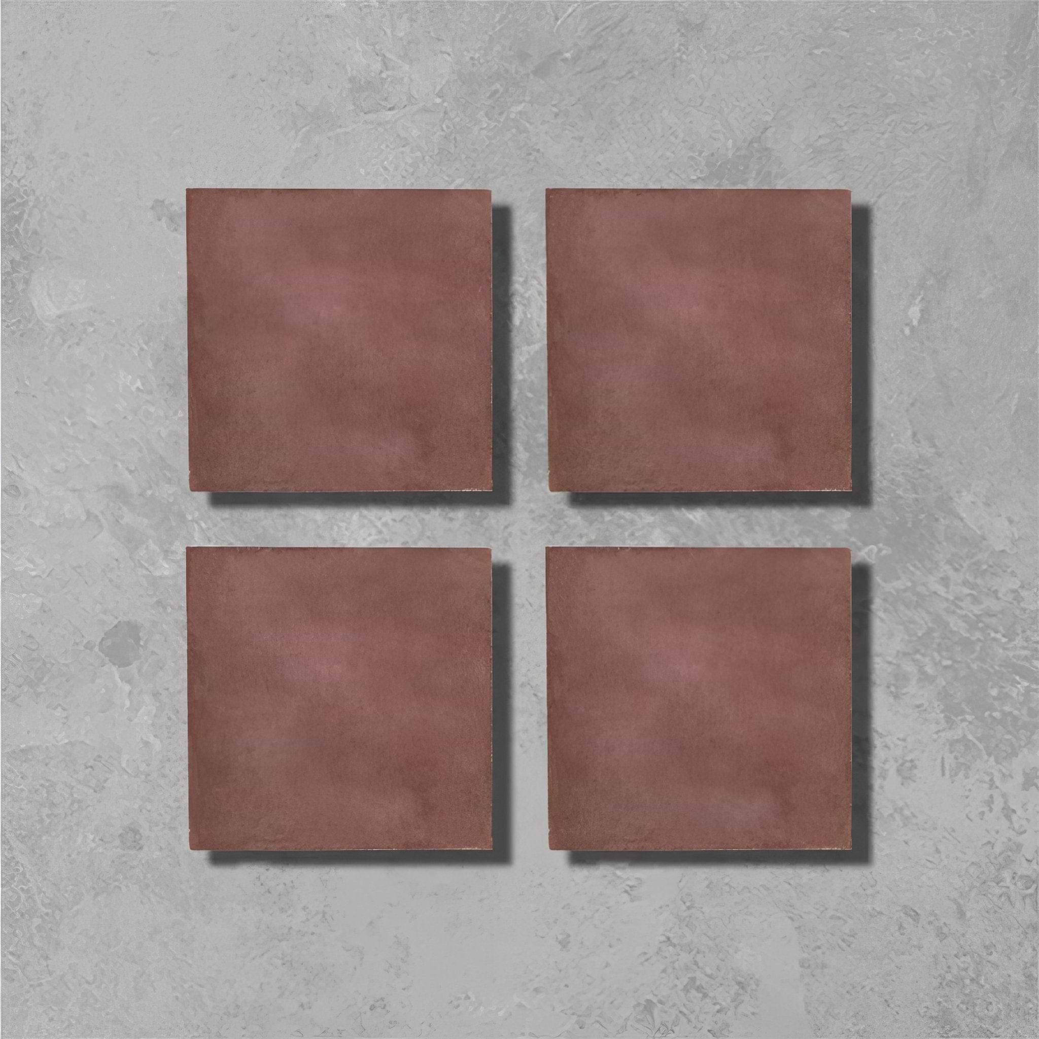Crimson Square Tile - Hyperion Tiles