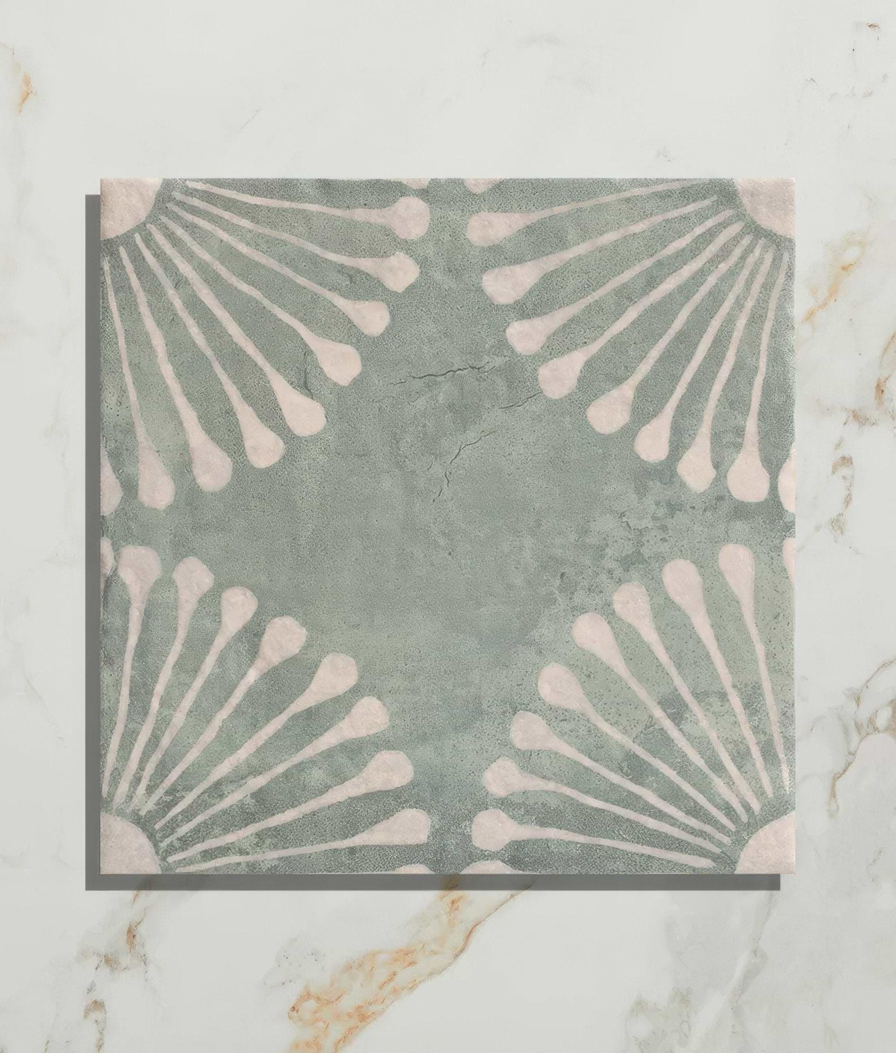 Cuba Porcelain Vedado Mint Green - Hyperion Tiles