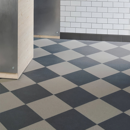 Dark Grey Flat Quarry Tile 300x300x9mm - Hyperion Tiles