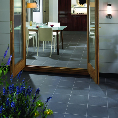 Dark Grey Luna Quarry Tile 300x300x9mm - Hyperion Tiles