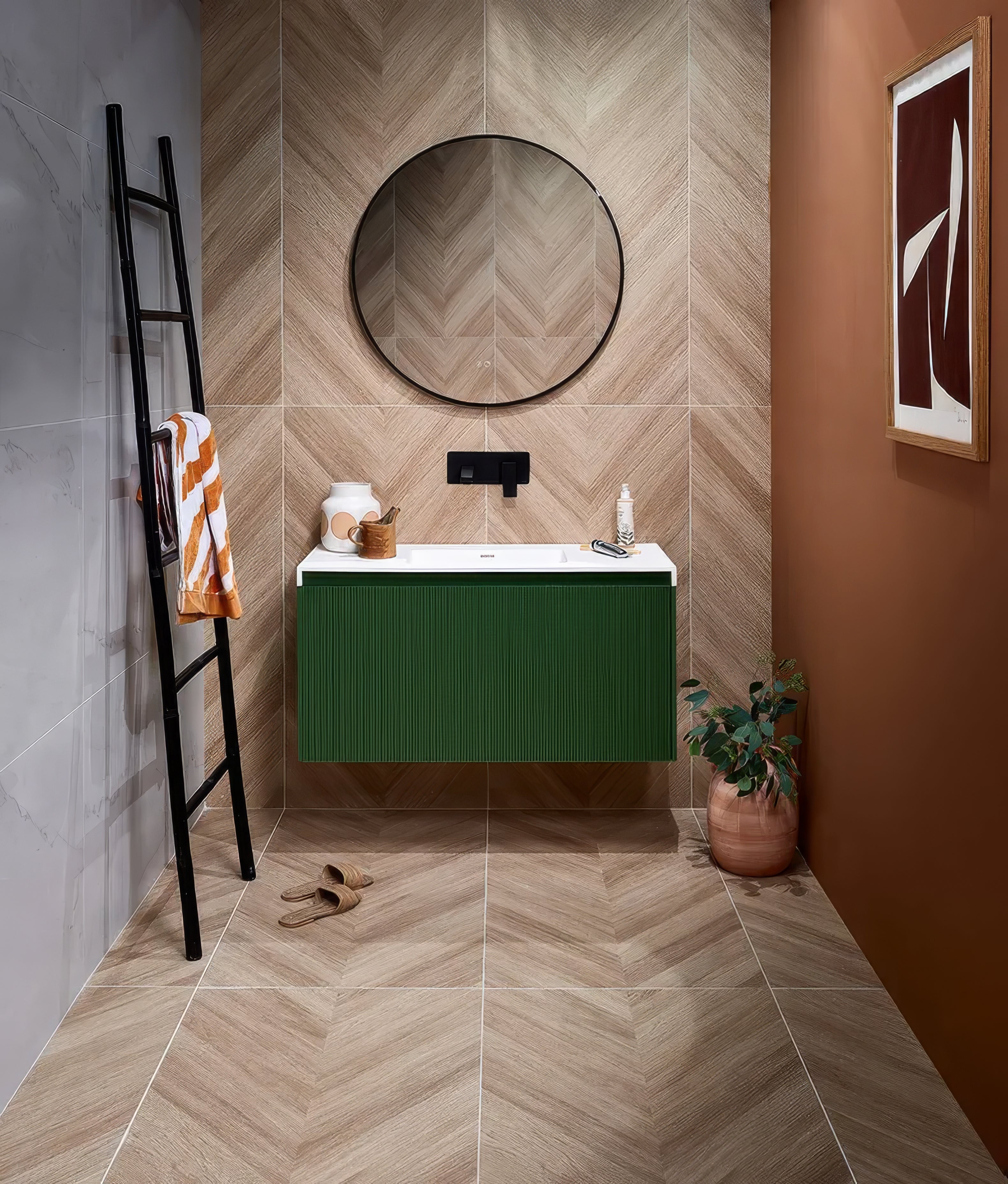 Portare Davos Chevron Porcelain Matt | Hyperion Tiles