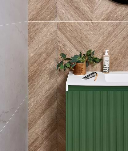 Portare Davos Chevron Porcelain Matt | Hyperion Tiles