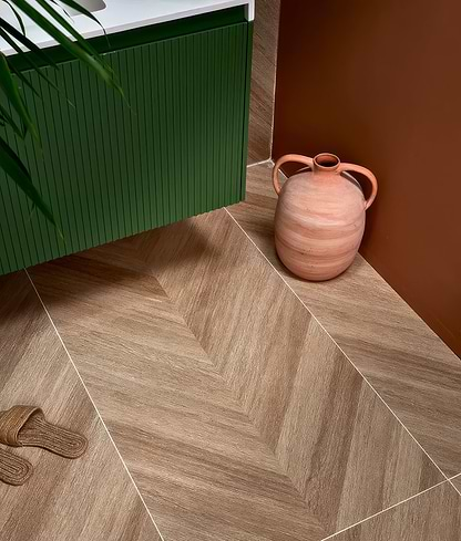 Portare Davos Chevron Porcelain Matt | Hyperion Tiles