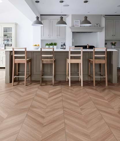 Portare Davos Chevron Porcelain Matt | Hyperion Tiles