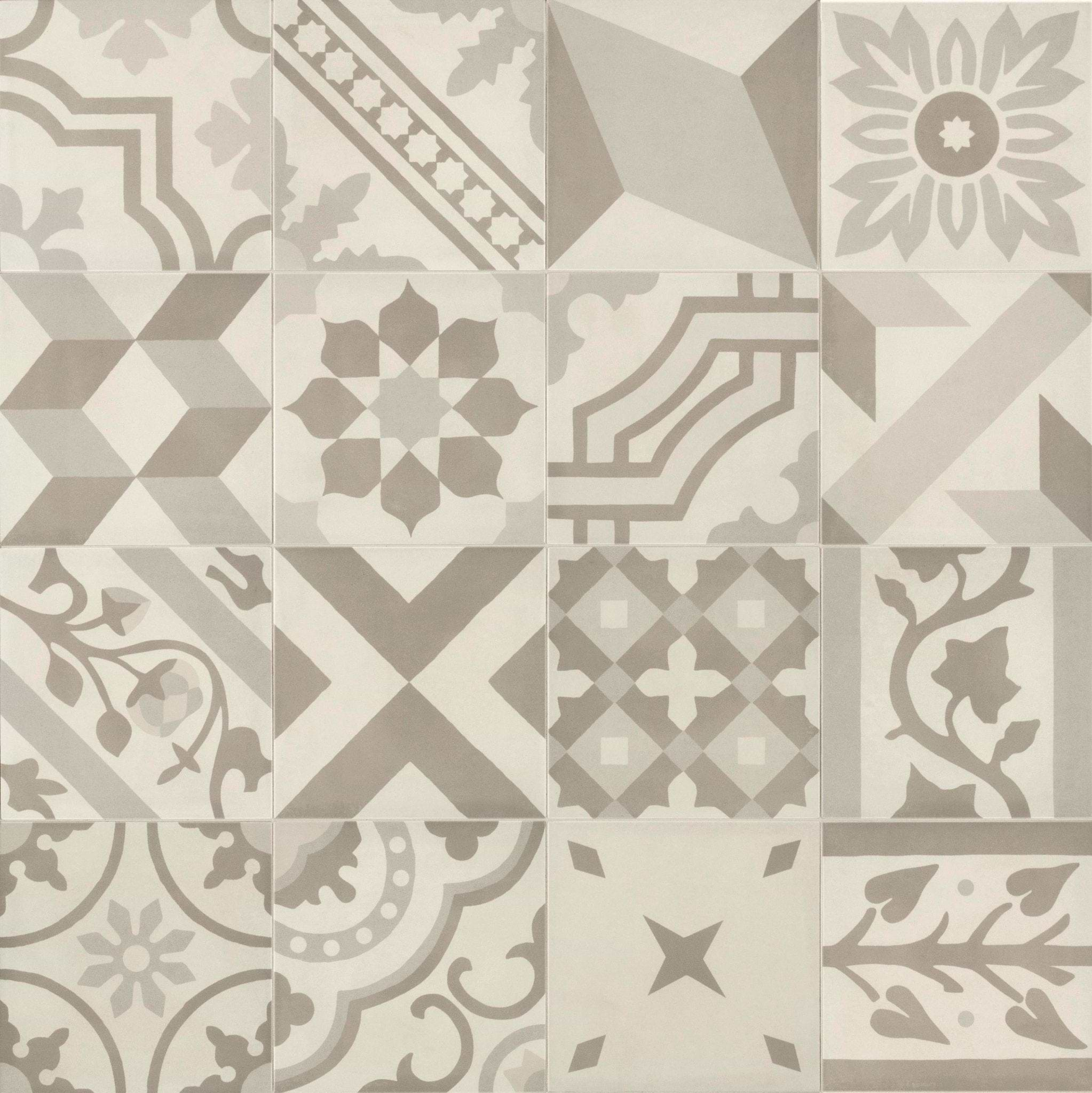 De - Segni Random Mix Osso Blend Matt Tiles - Hyperion Tiles