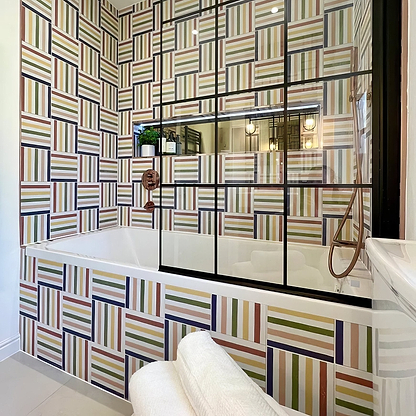 Deck Chair Porcelain Rainbow - Hyperion Tiles