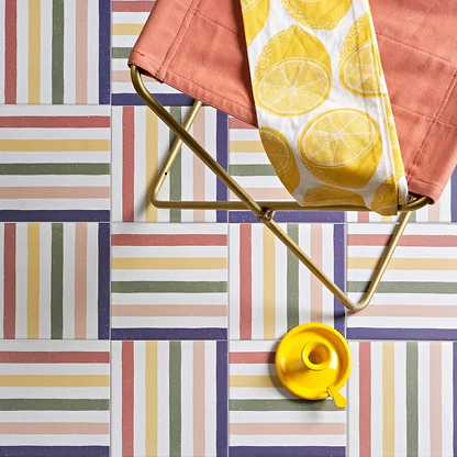 Deck Chair Porcelain Rainbow - Hyperion Tiles