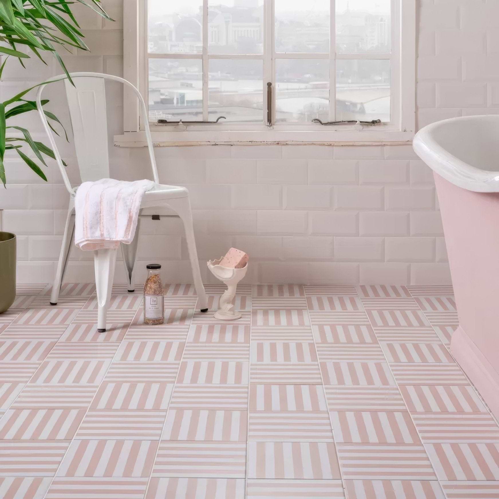 Deck Chair Porcelain Rose - Hyperion Tiles