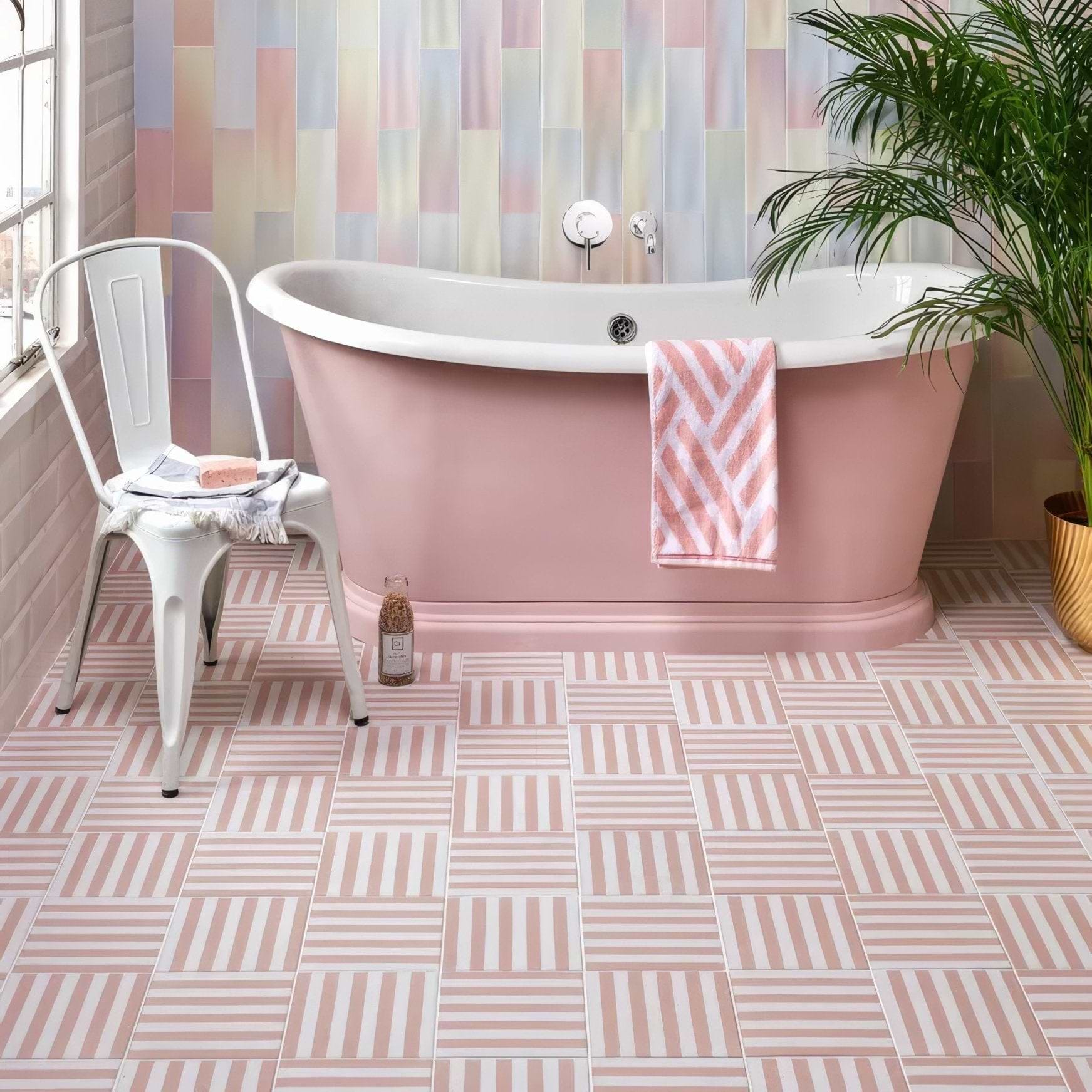 Deck Chair Porcelain Rose - Hyperion Tiles