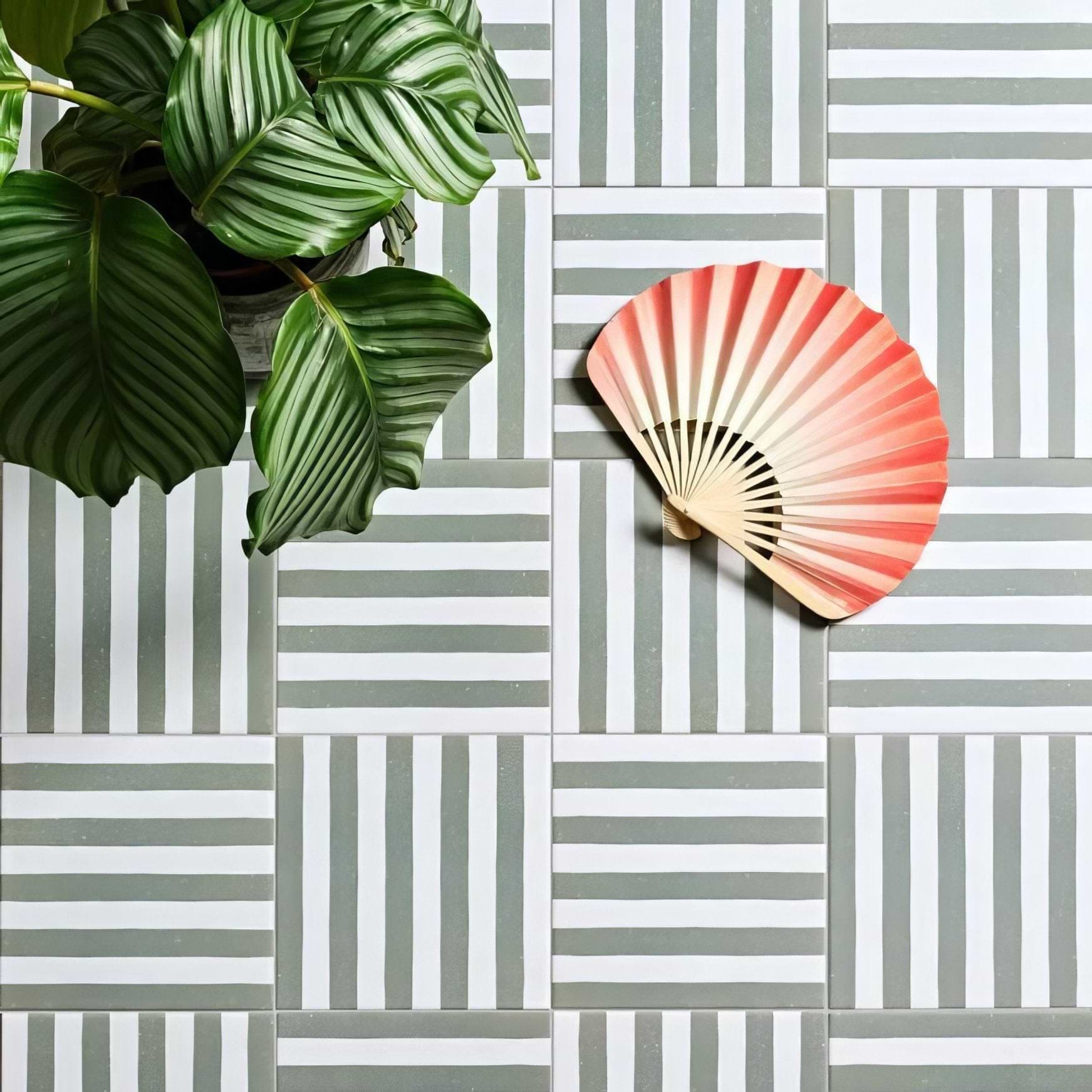 Deck Chair Porcelain Sage - Hyperion Tiles