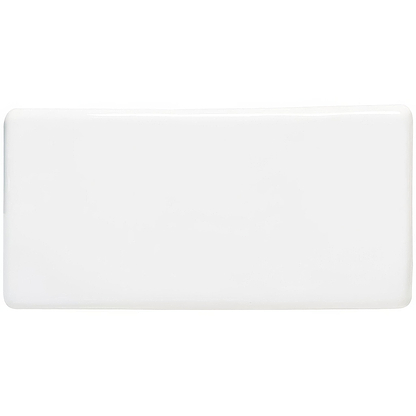 Delft White Half Tile - Hyperion Tiles