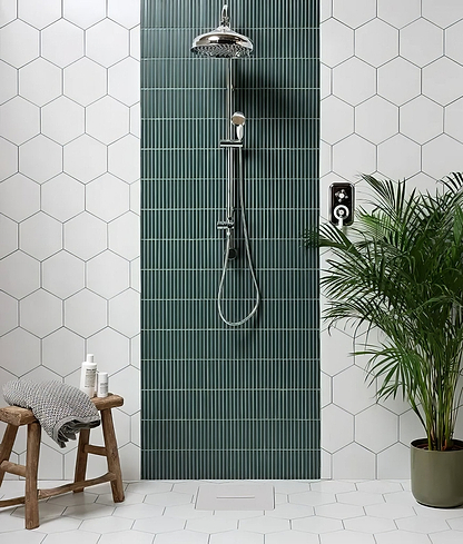 Delicate Porcelain Hexagon - Hyperion Tiles