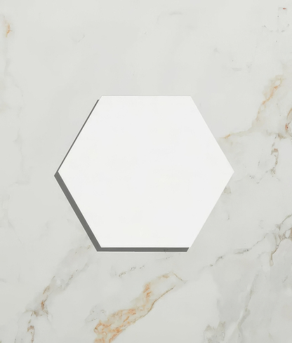 Delicate Porcelain Hexagon - Hyperion Tiles