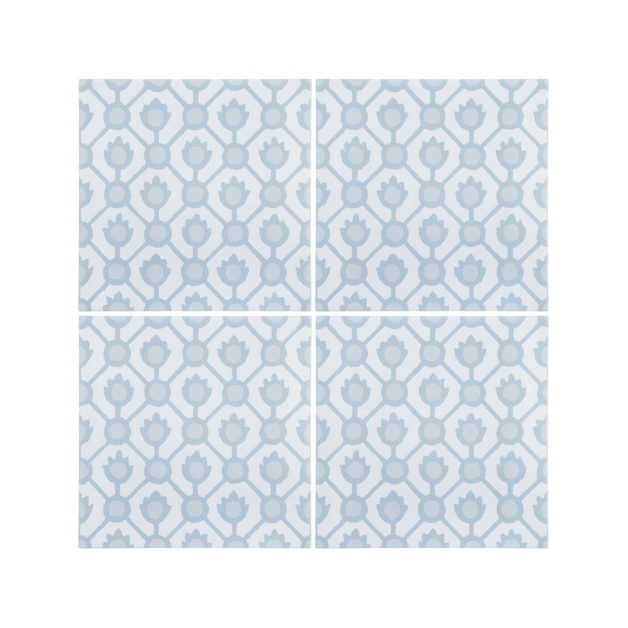 Designers Guild Jaal Sky Blue - Hyperion Tiles