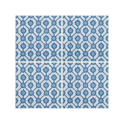 Designers Guild Jaal Sky Cobalt - Hyperion Tiles