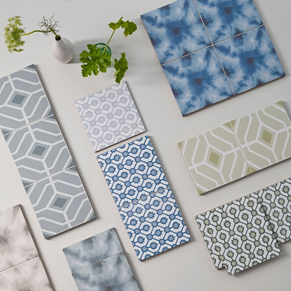 Designers Guild Jaal Sky Cobalt - Hyperion Tiles