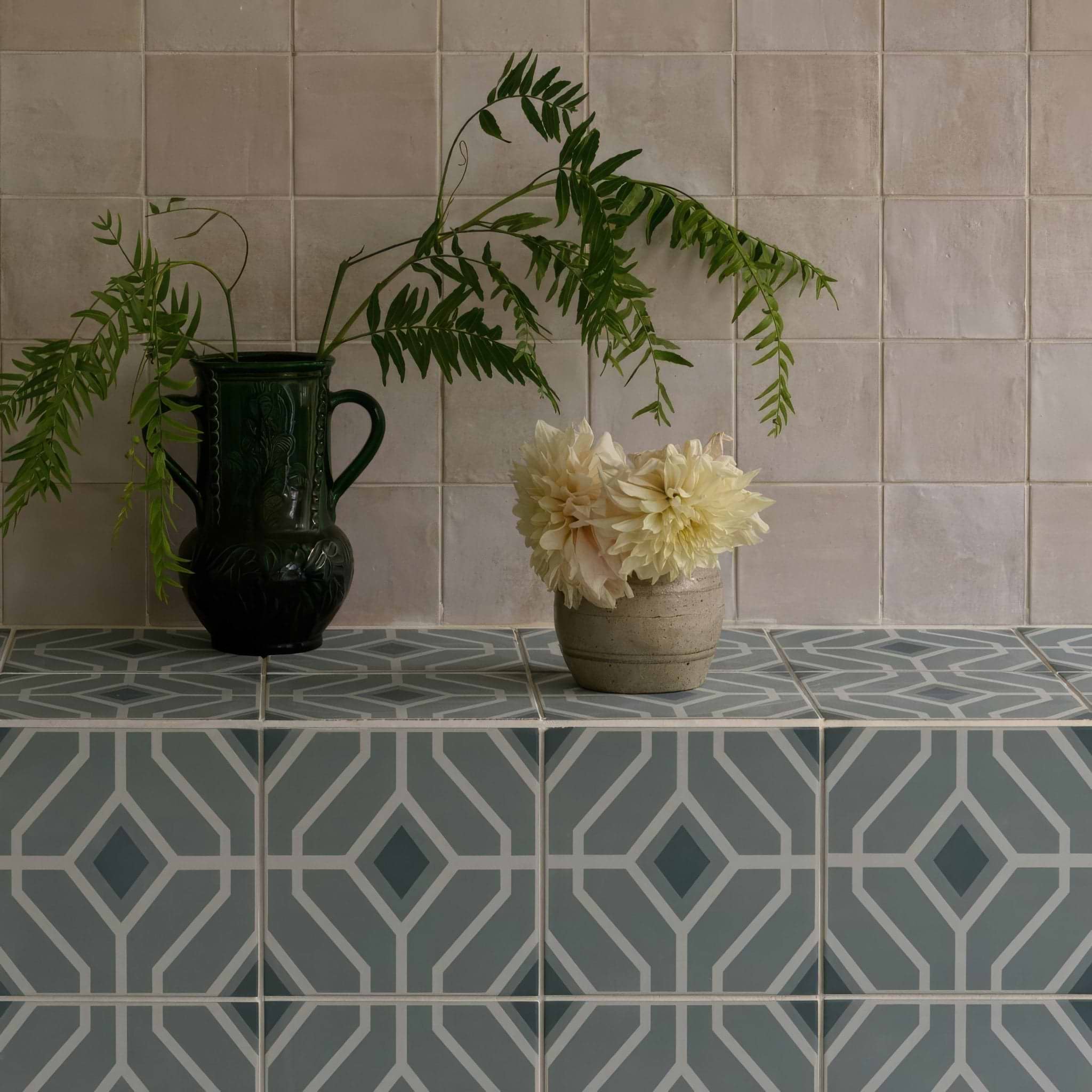 Designers Guild Laterza Slate Blue - Hyperion Tiles