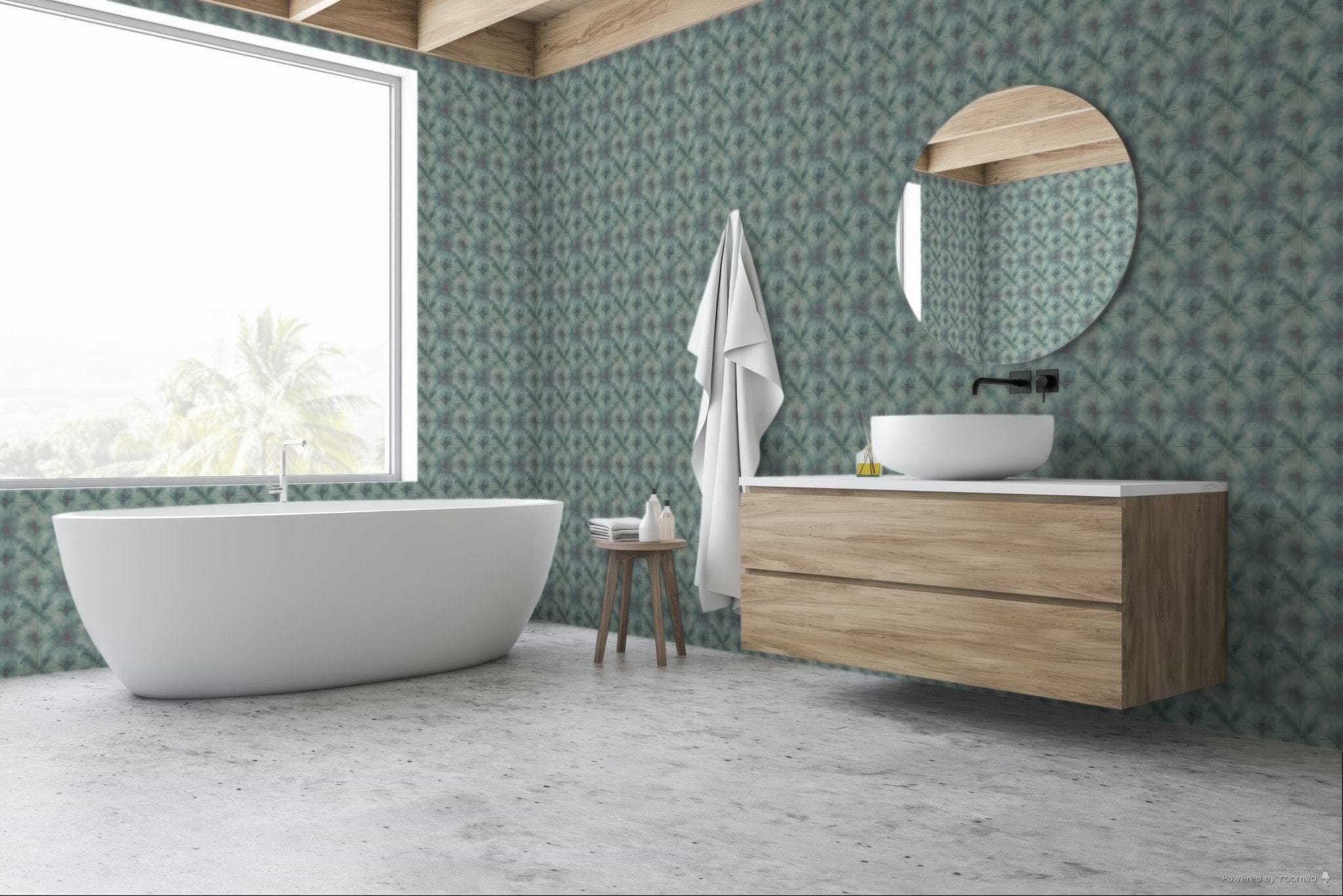Designers Guild Shibori Duck Egg - Hyperion Tiles