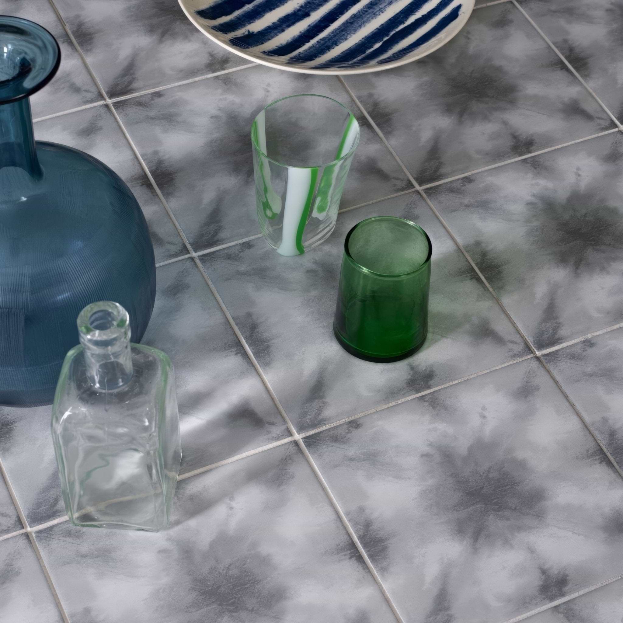 Designers Guild Shibori Graphite - Hyperion Tiles