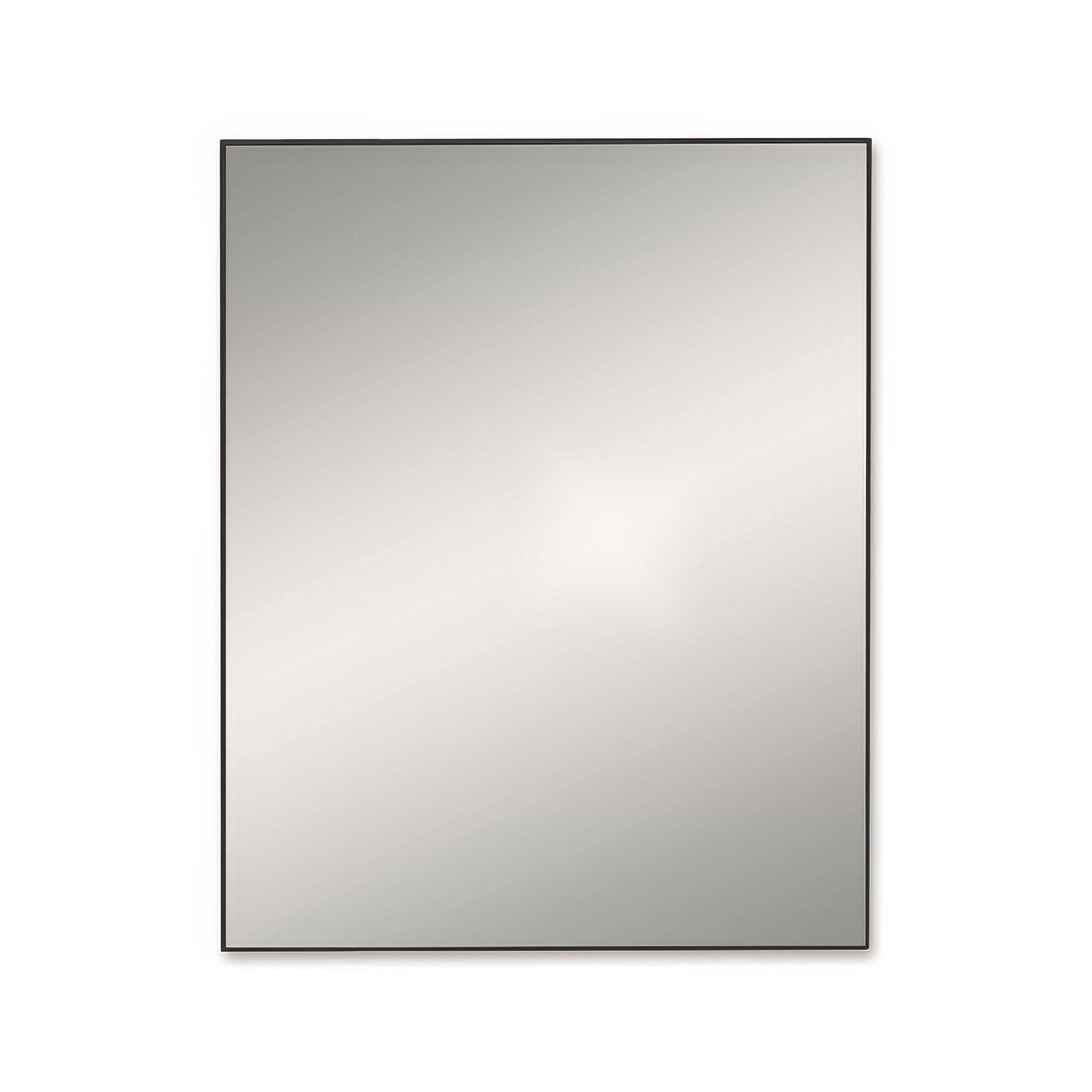 Docklands Rectangular Mirror 80x100cm Black - Hyperion Tiles