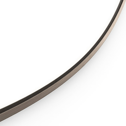 Docklands Round Mirror 60cm Brushed Bronze - Hyperion Tiles