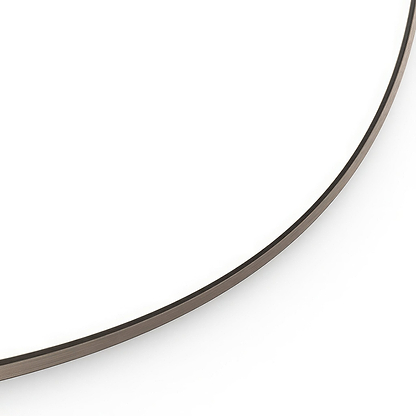 Docklands Round Mirror 80cm Brushed Bronze - Hyperion Tiles