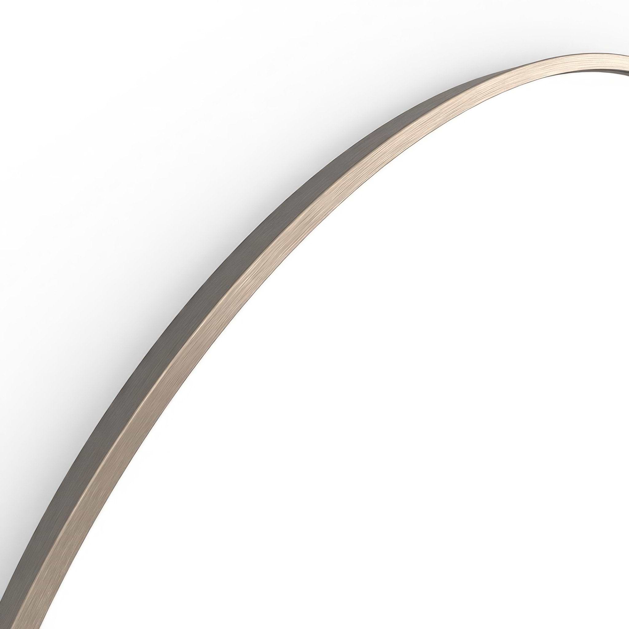 Docklands Round Mirror 80cm Brushed Bronze - Hyperion Tiles