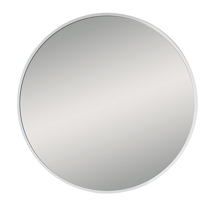 Docklands Round Mirror 80cm White - Hyperion Tiles