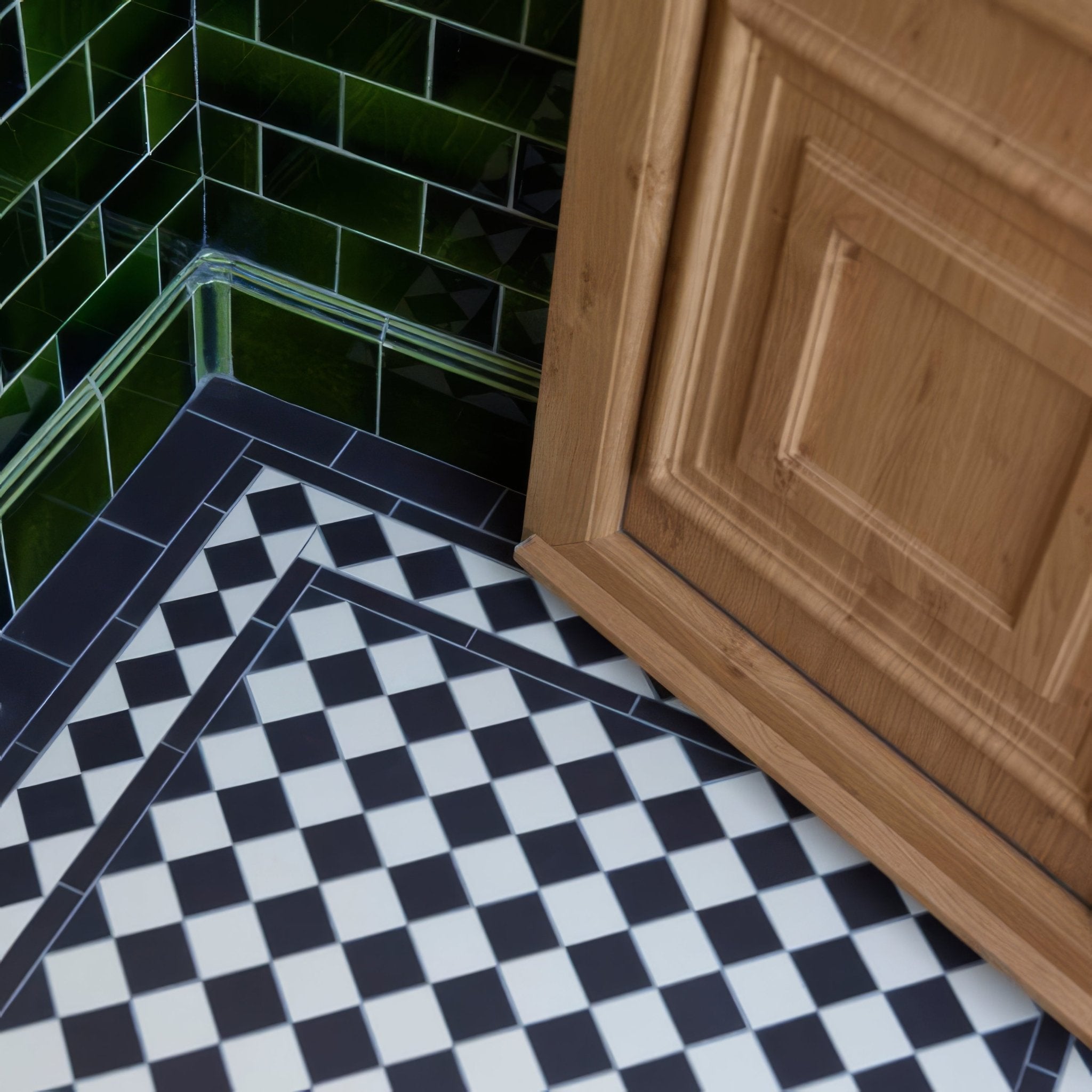 Dorchester Black and Dover White - Hyperion Tiles