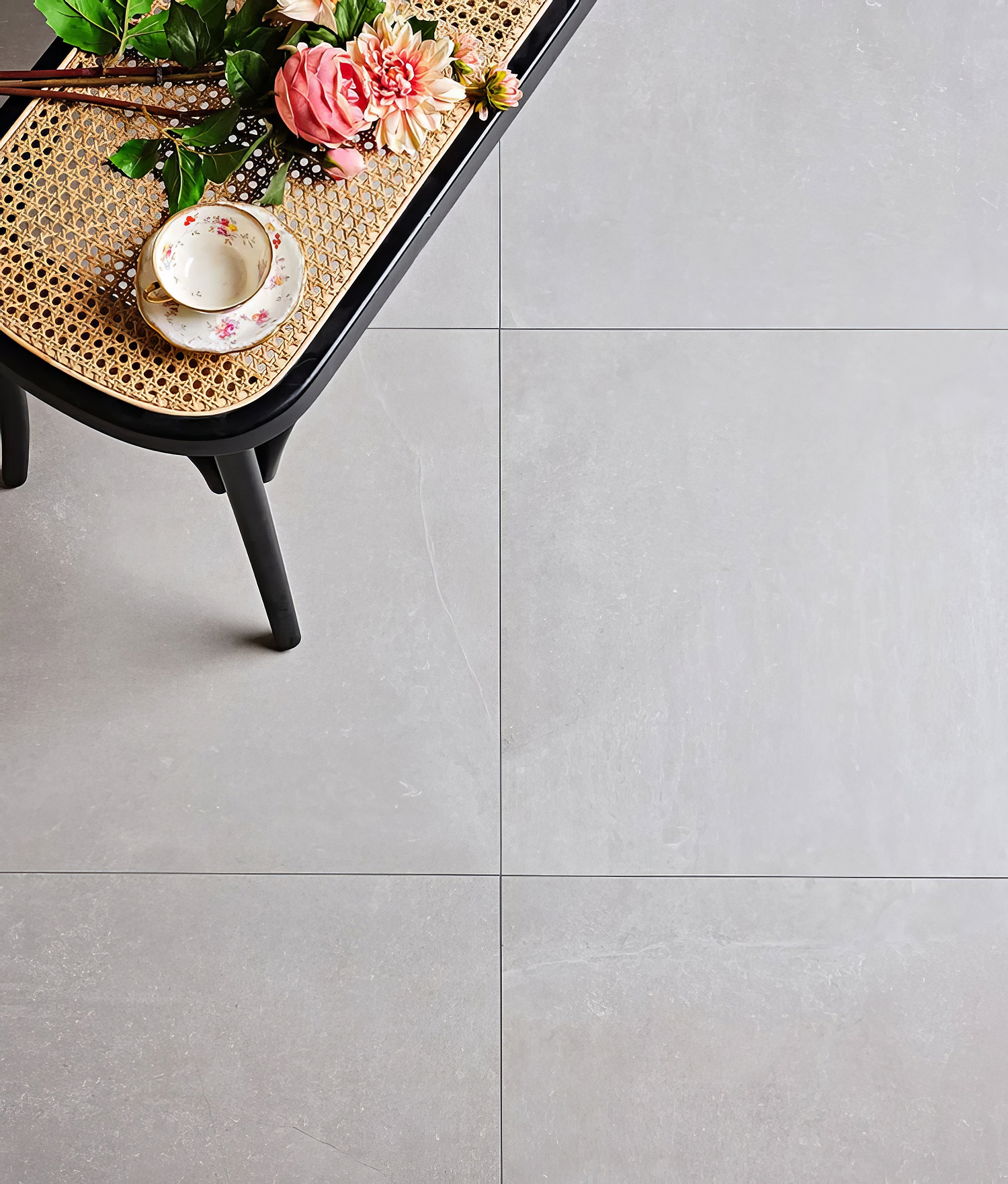 Dorset Porcelain Grey 60 x 60cm - Hyperion Tiles