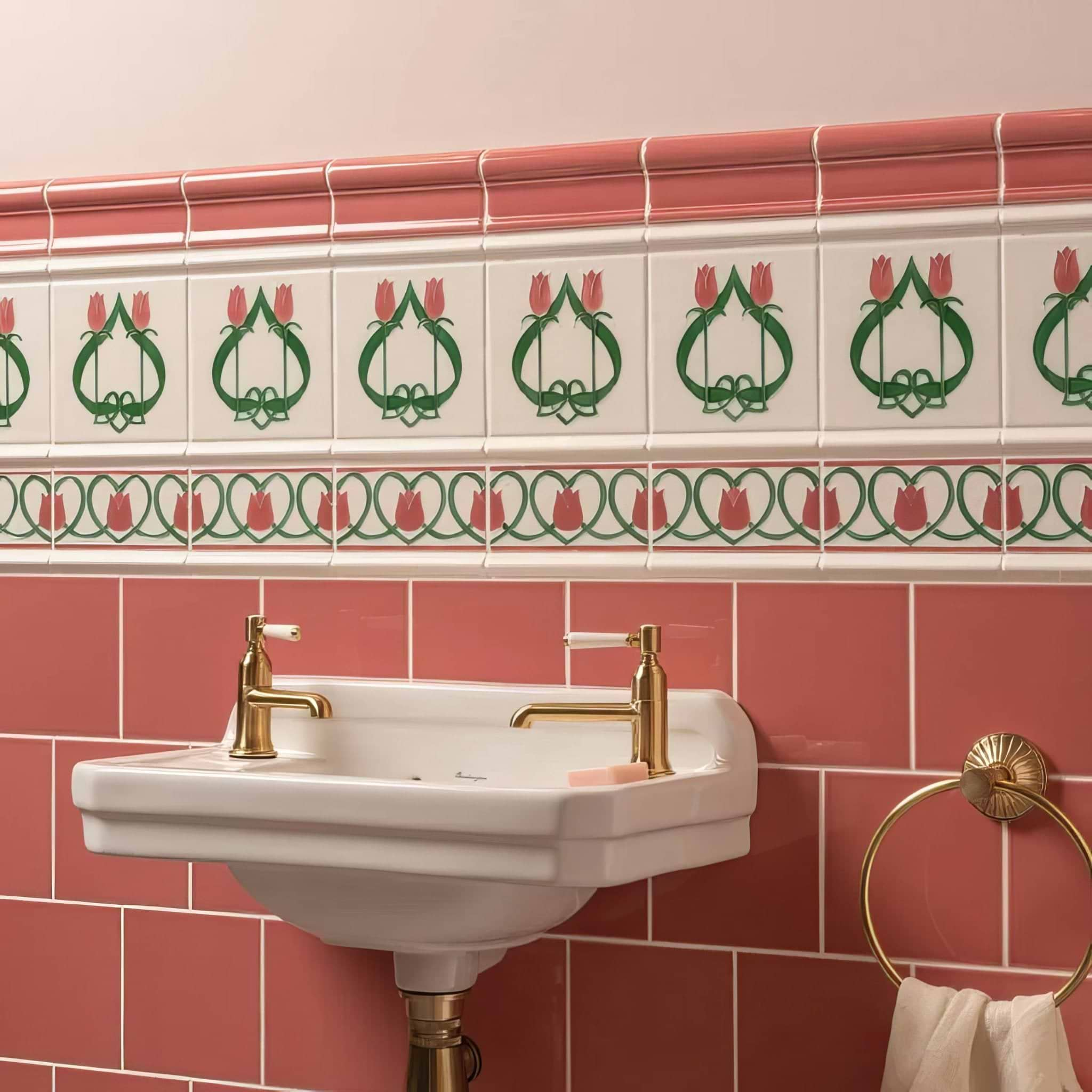 Duchy Pink Field Tile - Hyperion Tiles