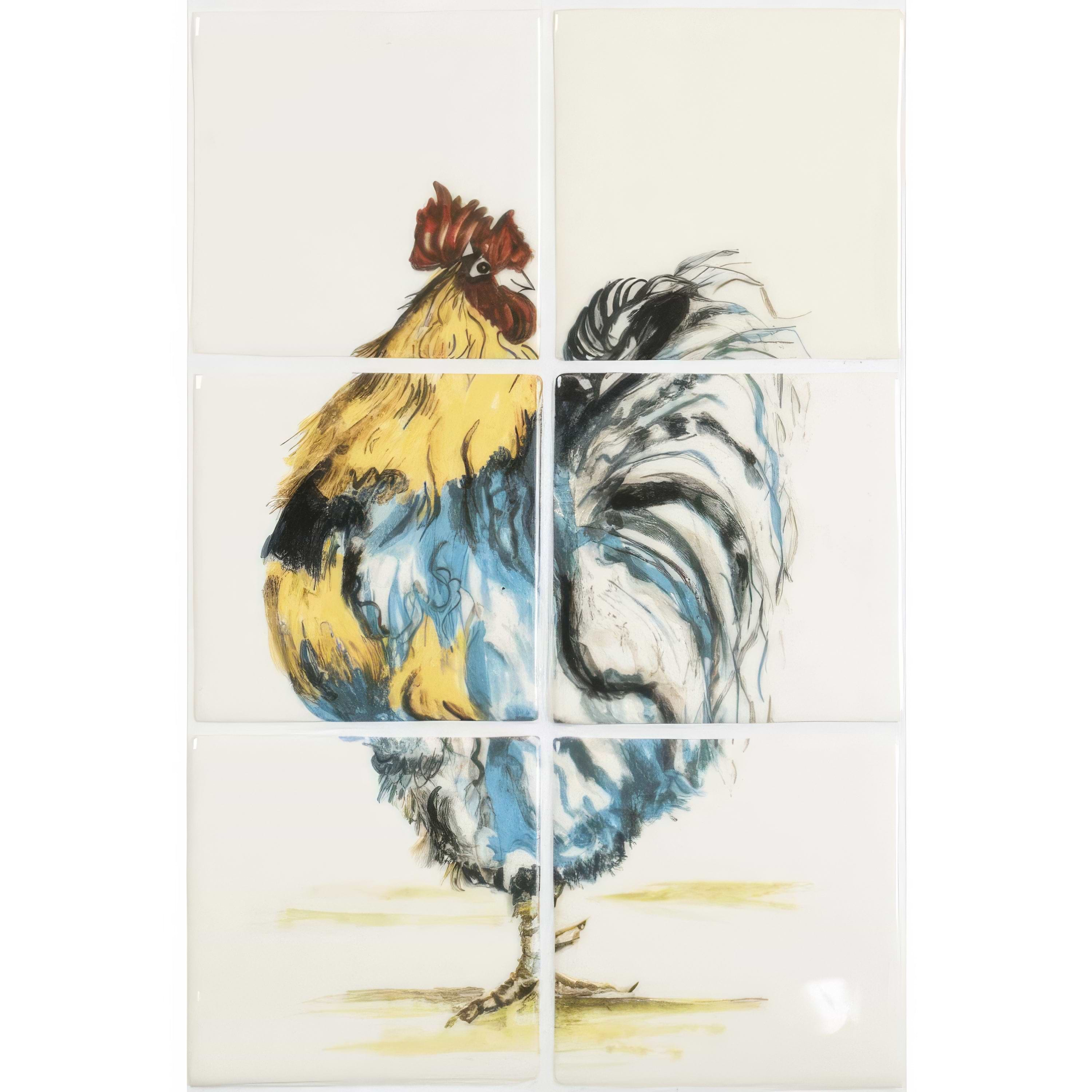 Dutch Chicken 6 tile set