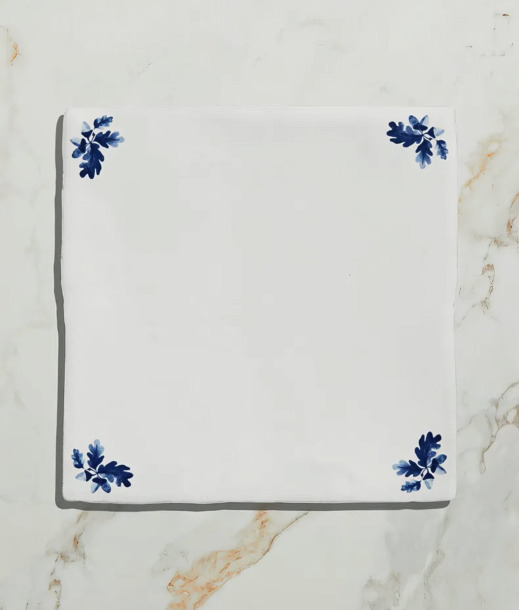 Dyrham Dairy Ceramic Oak Leaf Corners - Hyperion Tiles