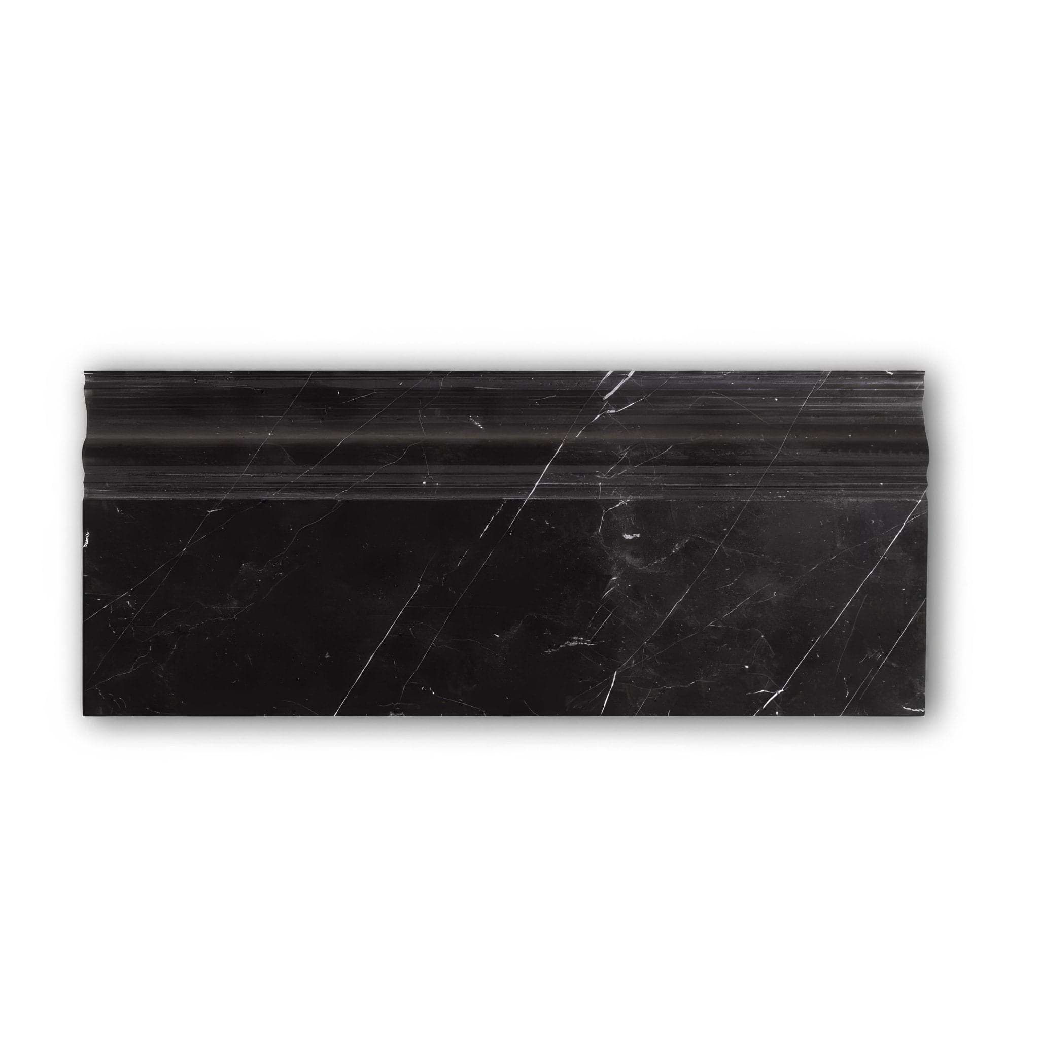 East Hampton Skirting Black Polished - Hyperion Tiles
