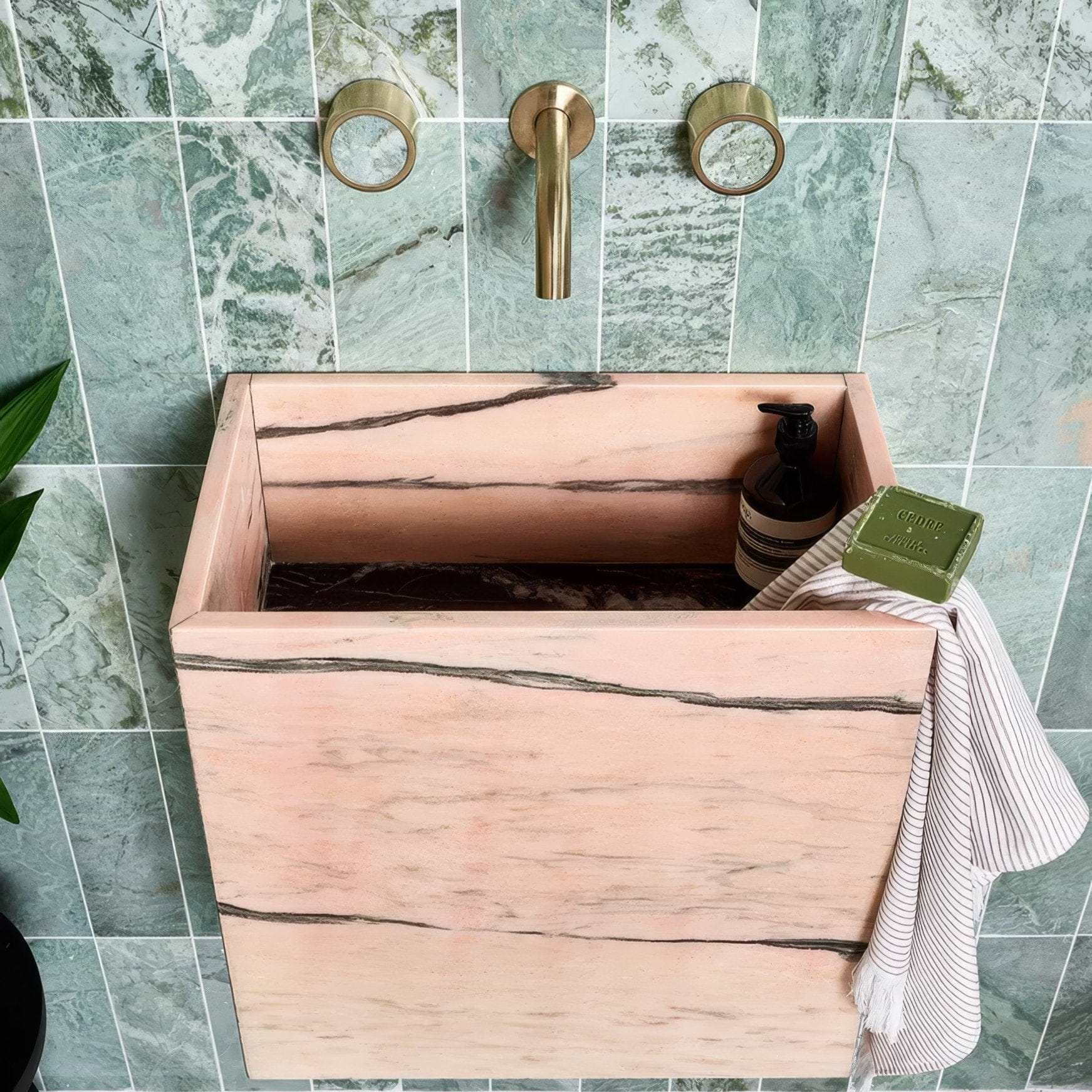 East Java Hummingbird Marble Honed Brick - Hyperion Tiles