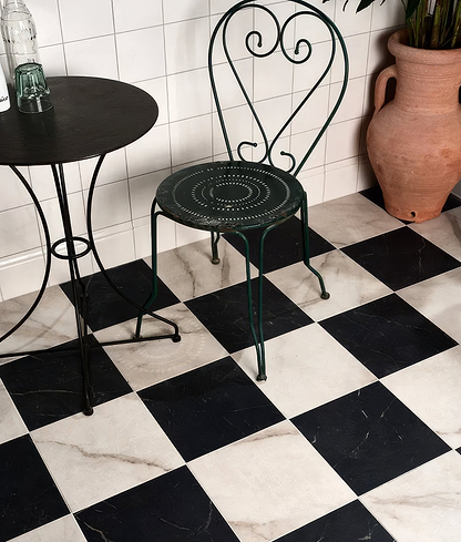 East Village Porcelain Bianco 30 x 30cm - Hyperion Tiles