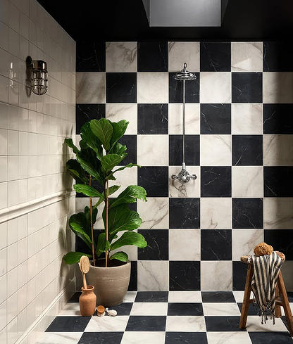 East Village Porcelain Bianco 30 x 30cm - Hyperion Tiles