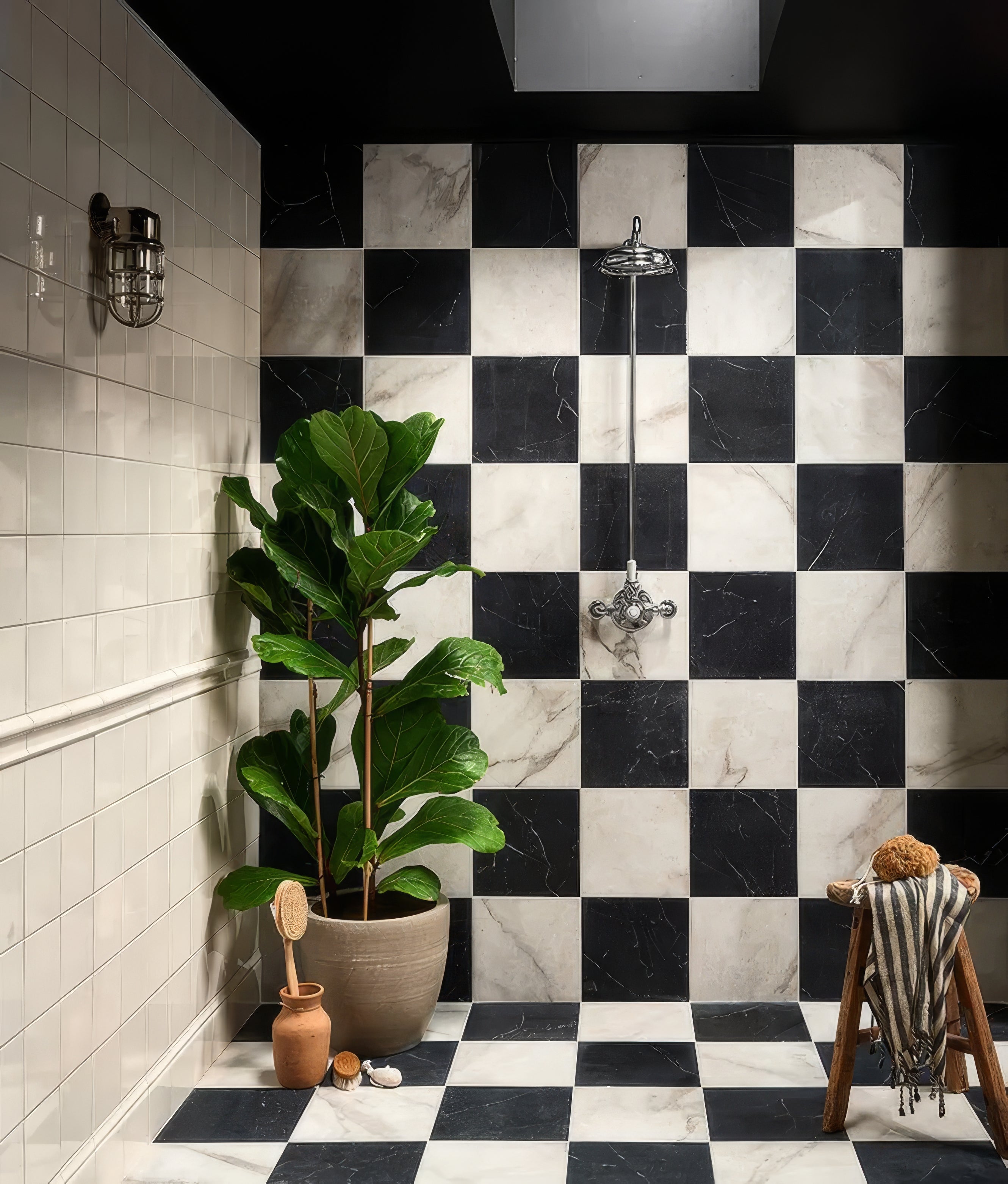 East Village Porcelain Nero 30 x 30cm - Hyperion Tiles - Ca'Pietra