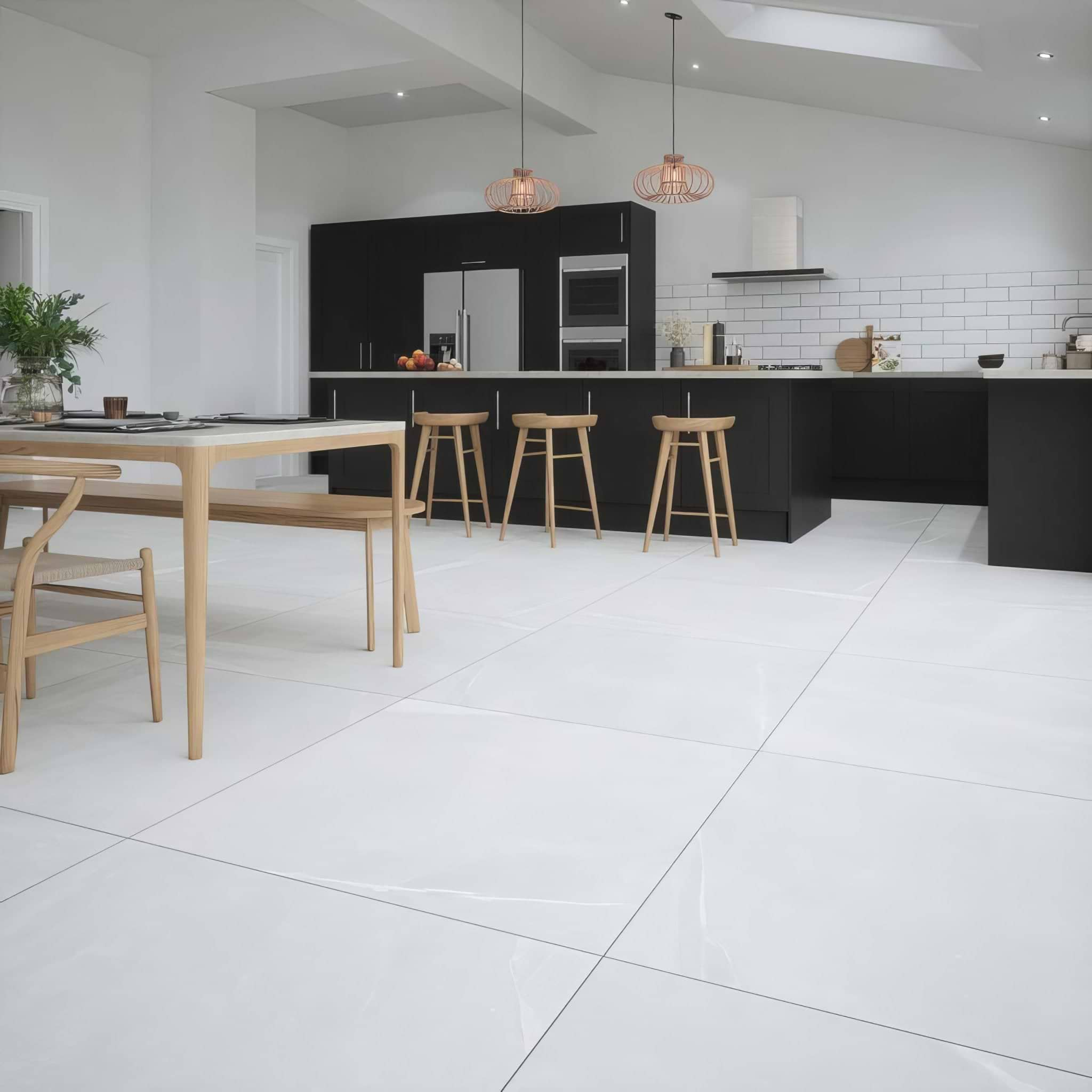 Eastford Pearl Matt Porcelain - Hyperion Tiles