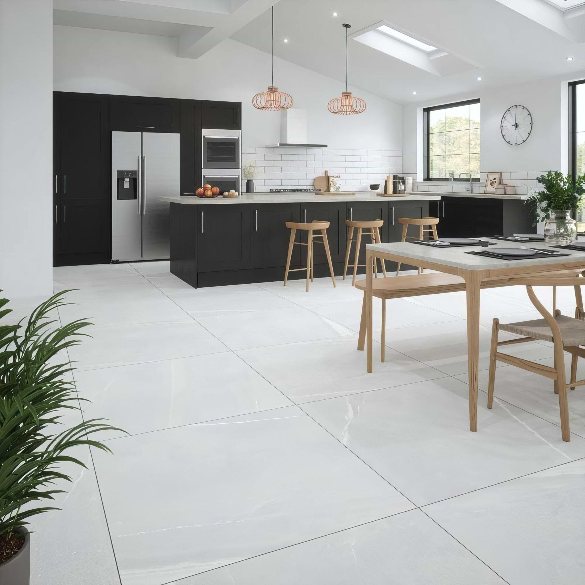 Eastford Pearl Matt Porcelain - Hyperion Tiles