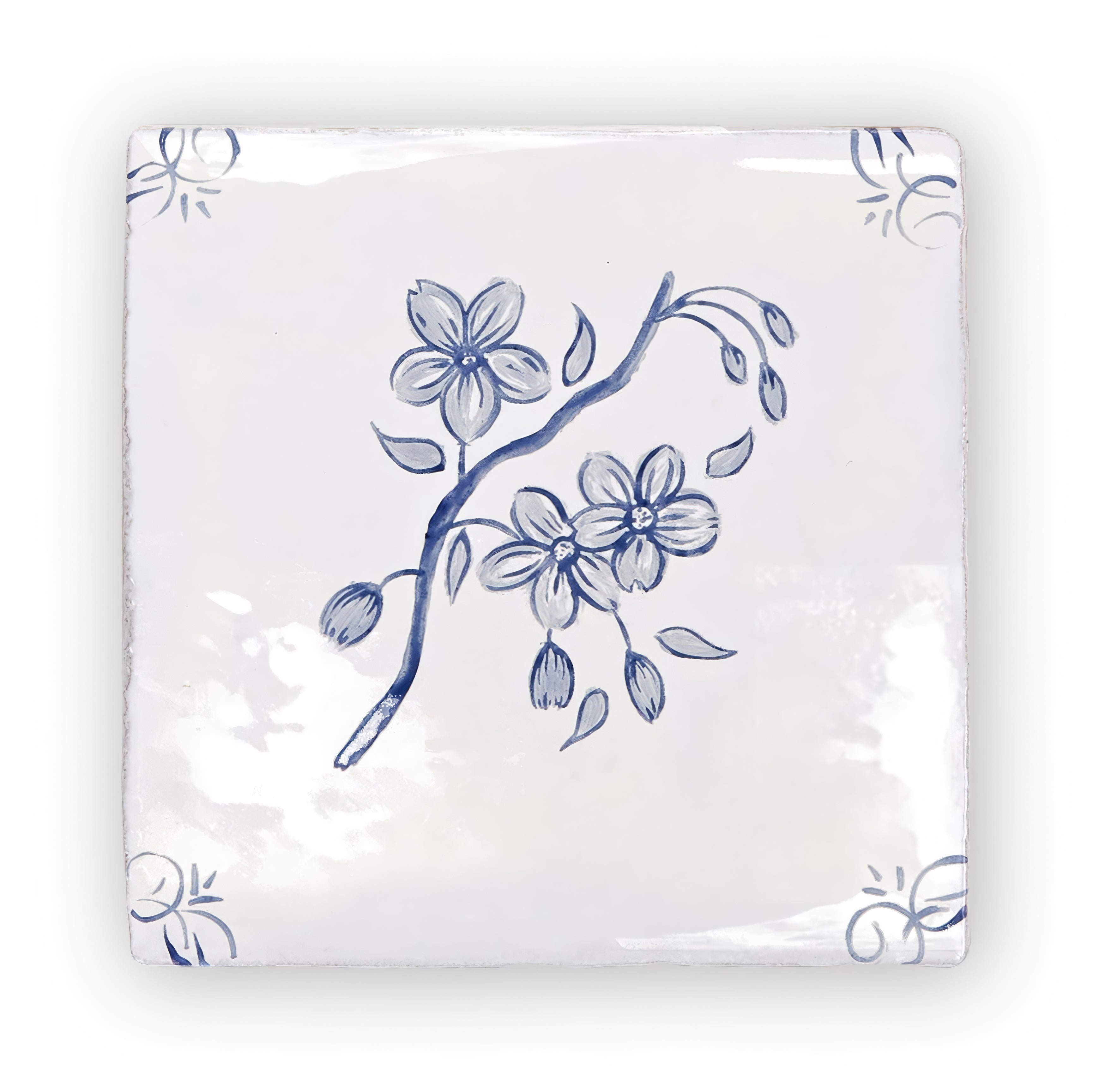 English Delft Blossom - Hyperion Tiles - Fired Earth