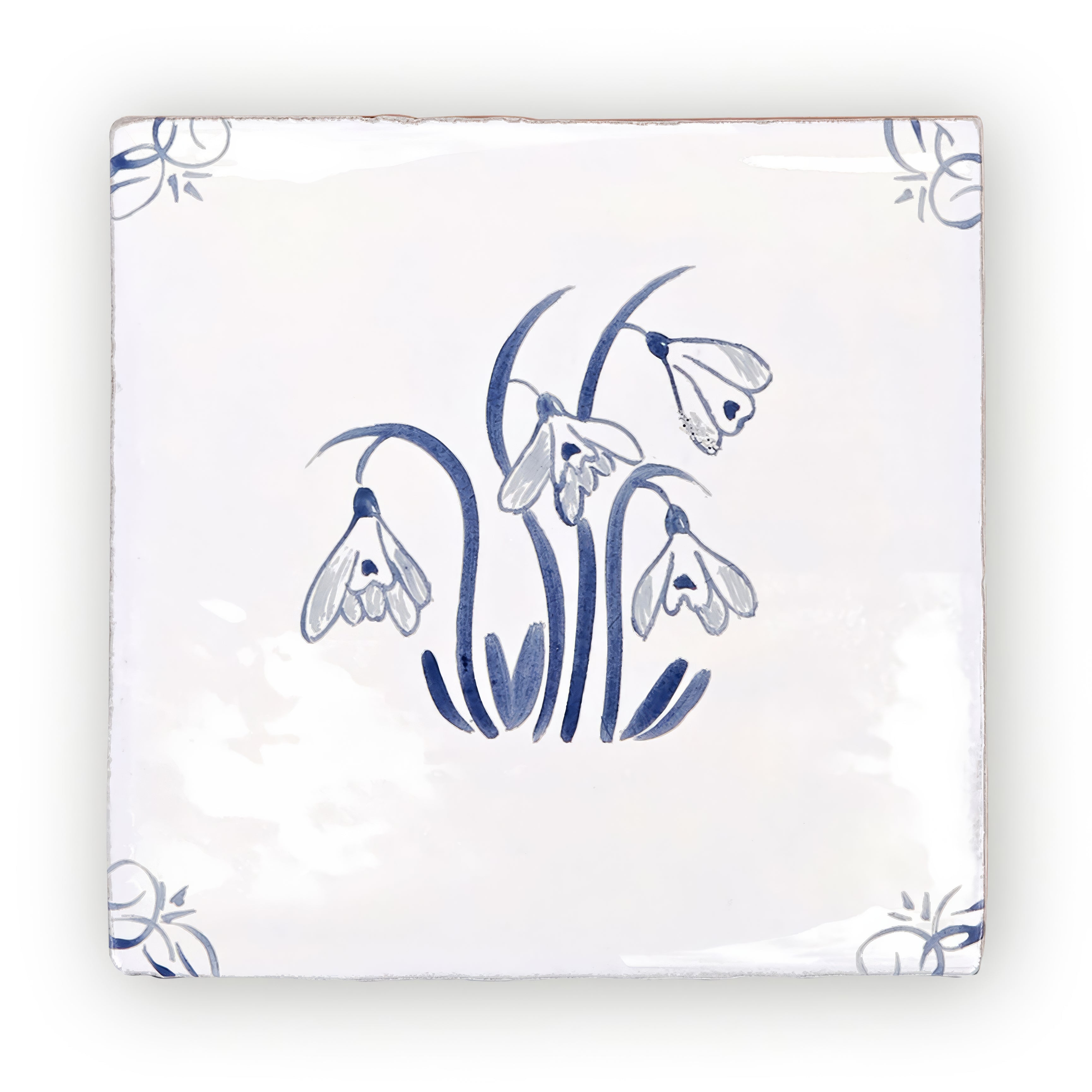 English Delft Snowdrop - Fired Earth - Hyperion Tiles