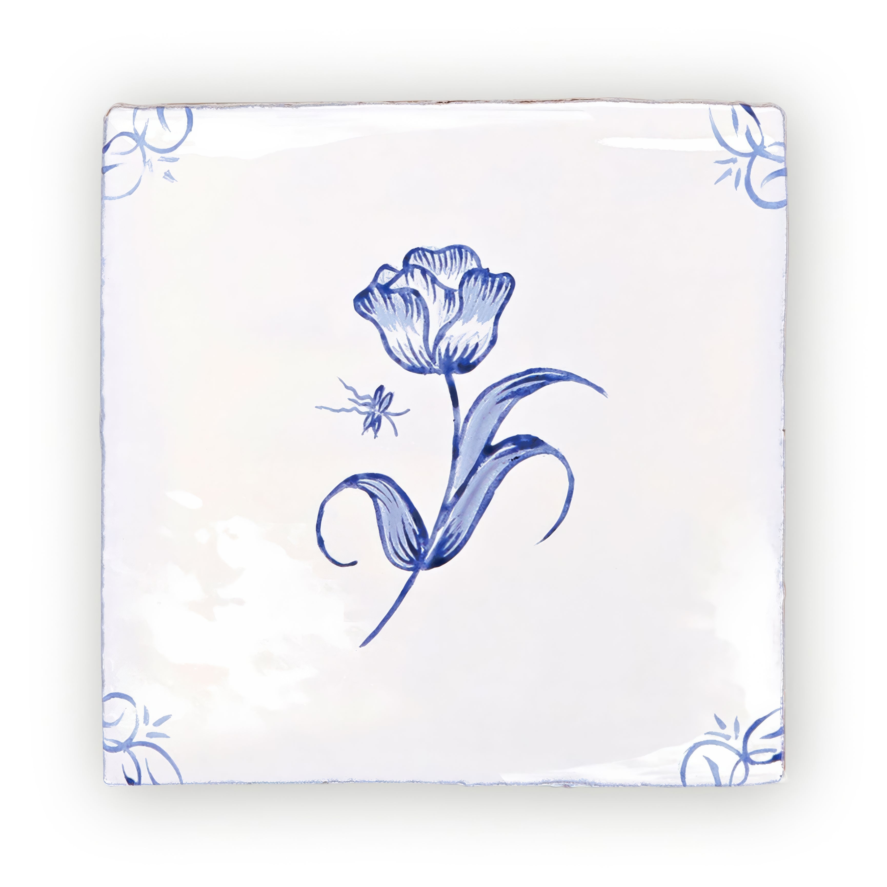 English Delft Tulip - Hyperion Tiles - Fired Earth