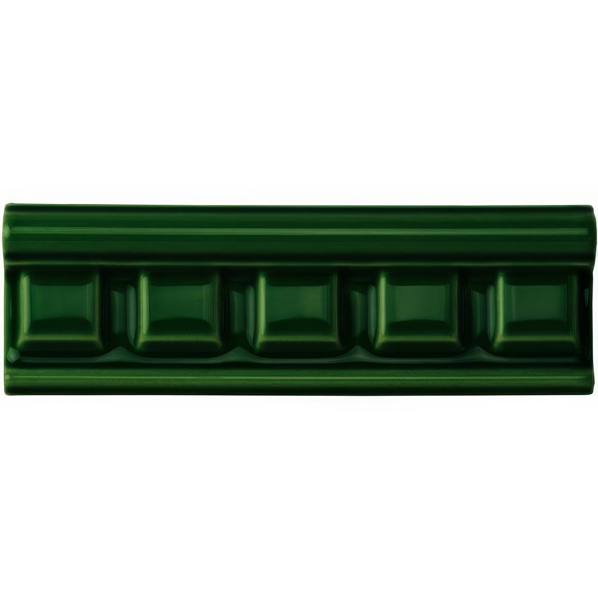 Edwardian Green Dentil Moulding - Hyperion Tiles