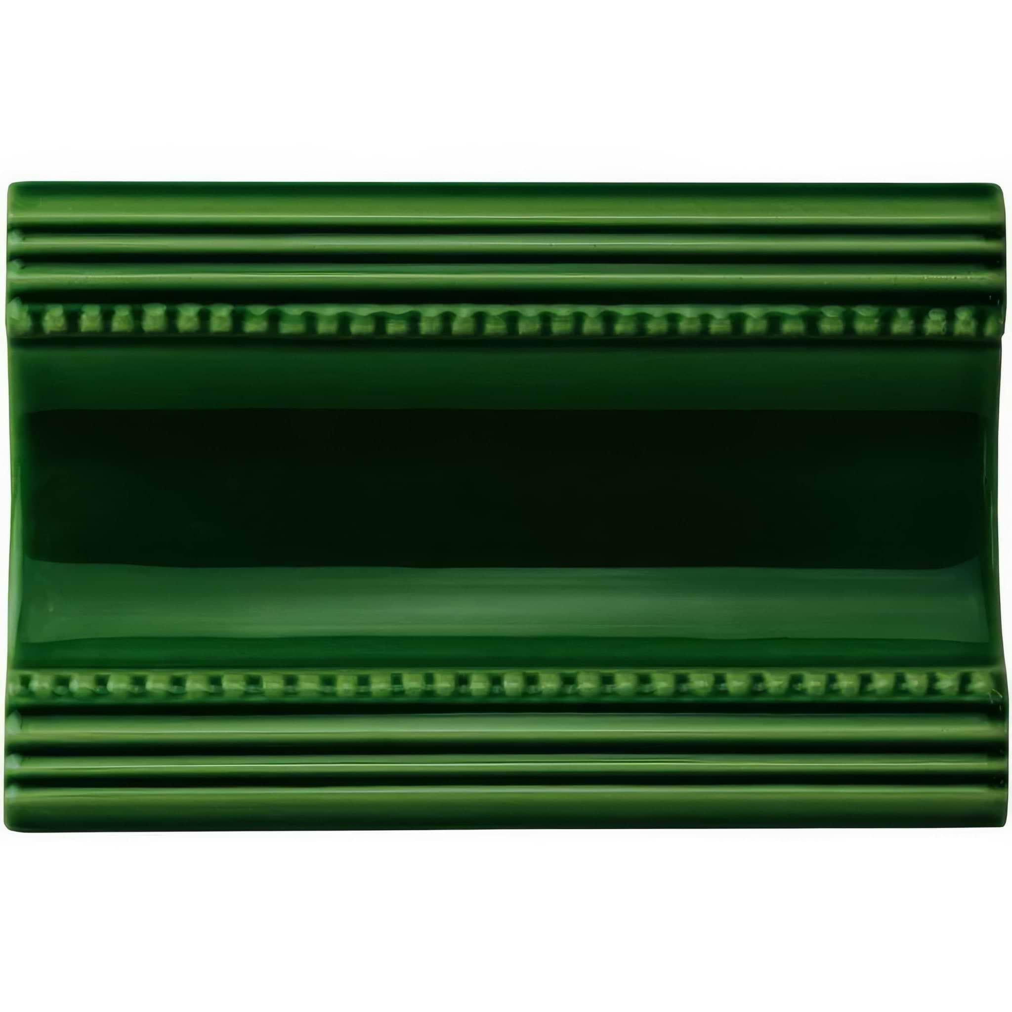Edwardian Green Plain Cornice - Hyperion Tiles