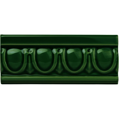 Edwardian Green Egg & Dart Moulding - Hyperion Tiles