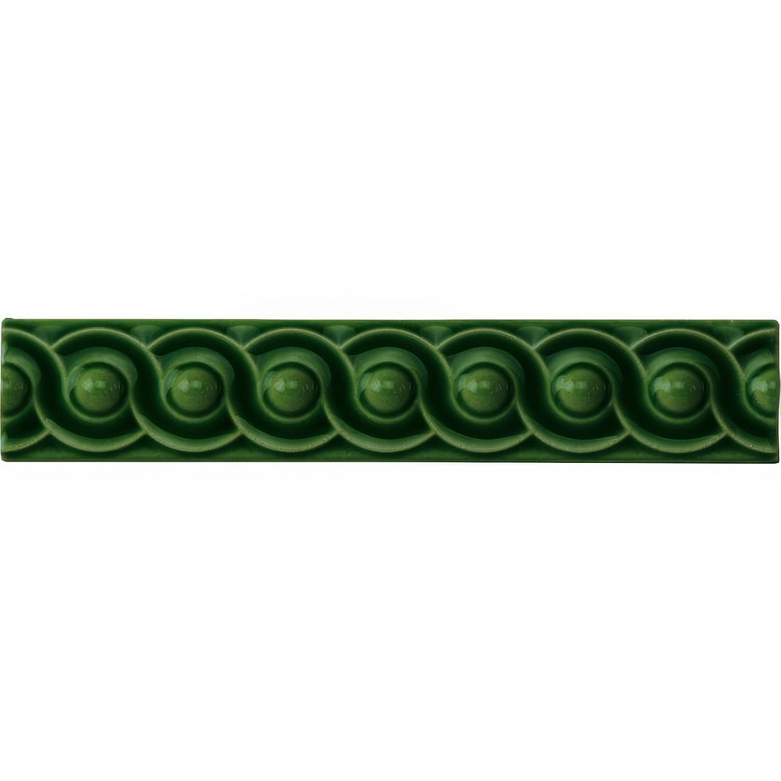 Edwardian Green Scroll Moulding - Hyperion Tiles