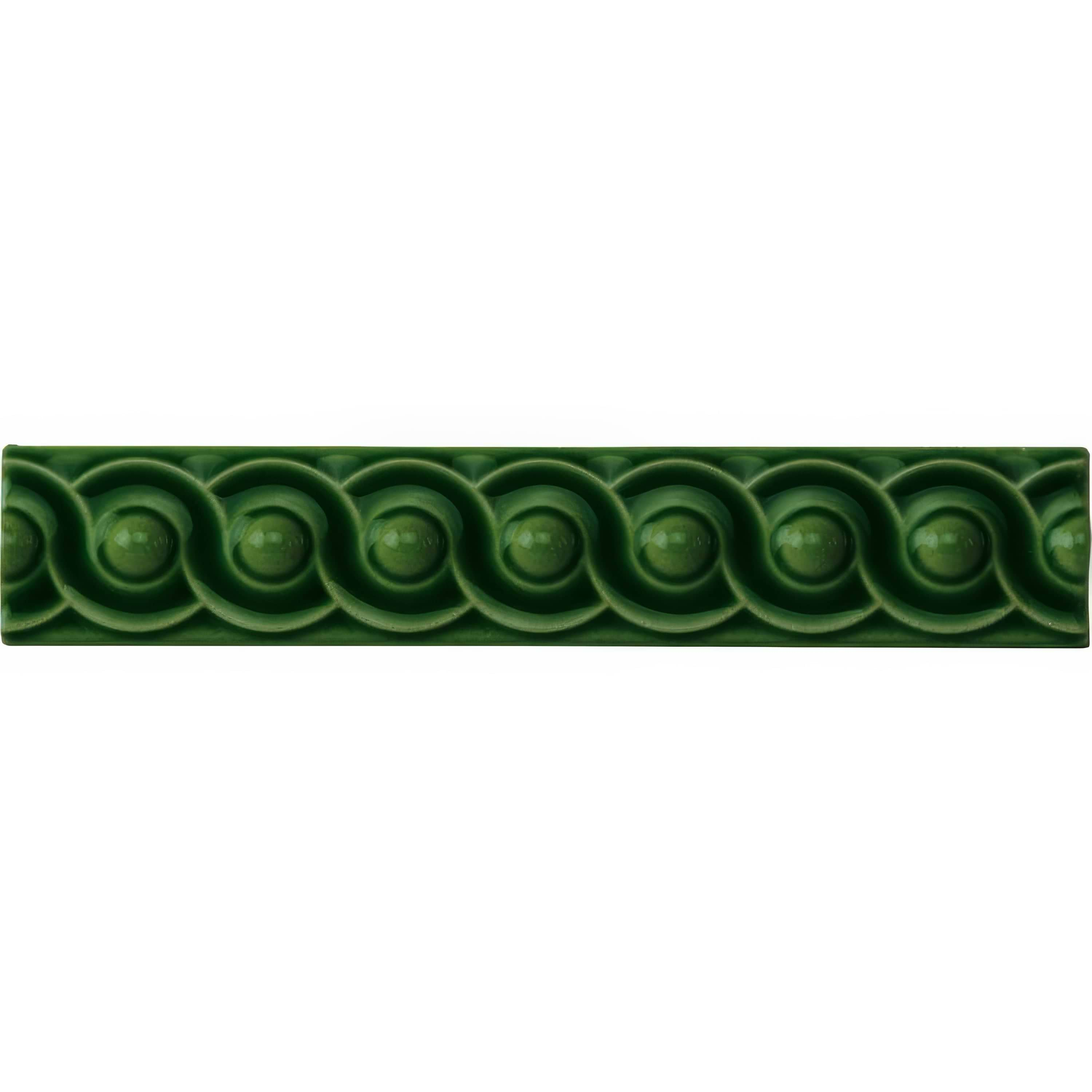 Edwardian Green Scroll Moulding - Hyperion Tiles