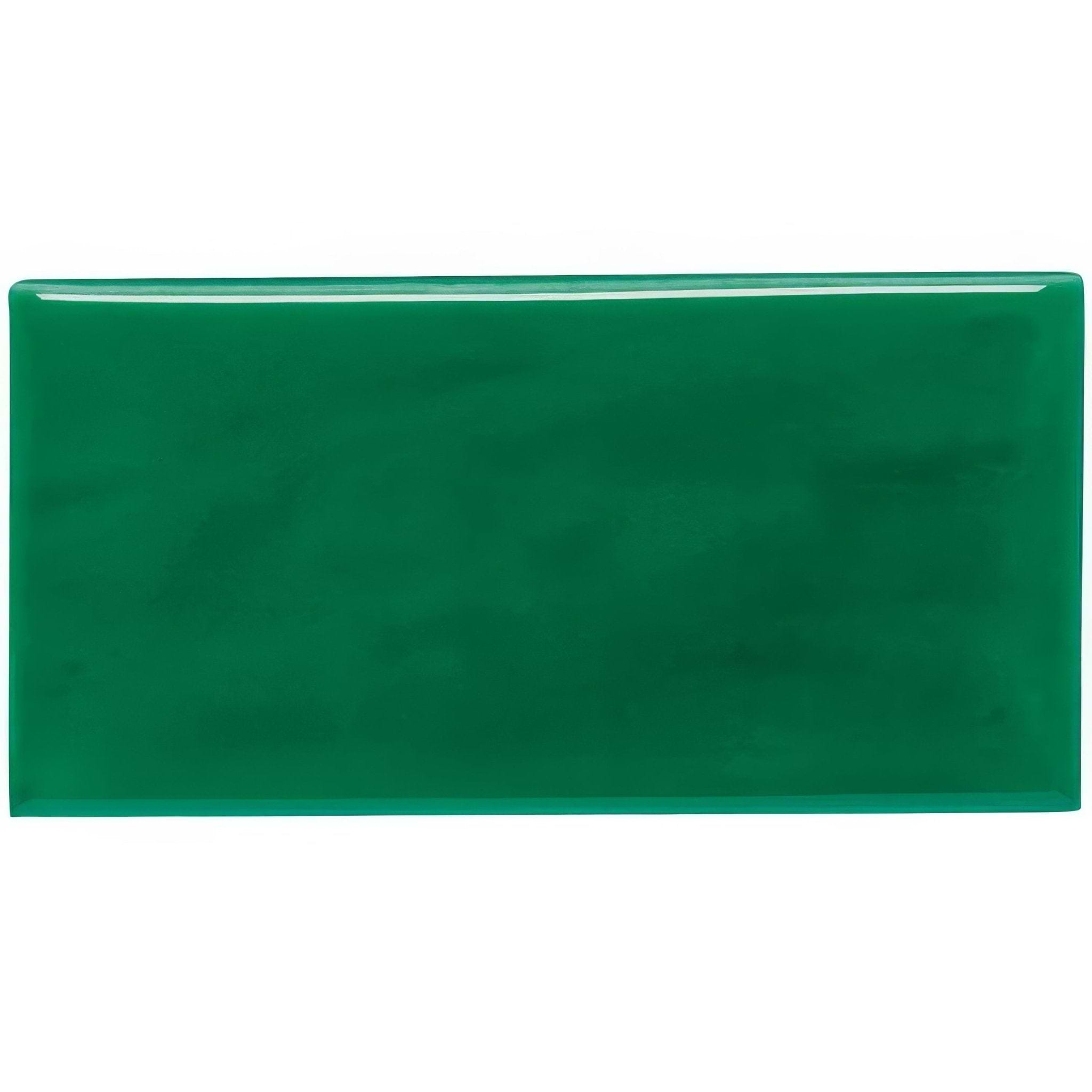 Emerald Green Half Tile - Hyperion Tiles